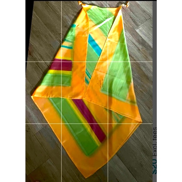 🆕 Handmade silk knee-lenght beach or casual dress / vintage / Martinique artist - Picture 9 of 10